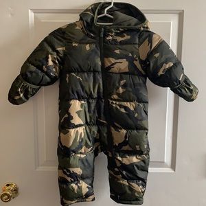 Camo snowsuit